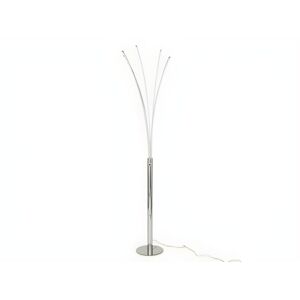 OZAIA Lampadaire 5 branches LEDs design FILAE - Metal - H. 189 cm - Argente