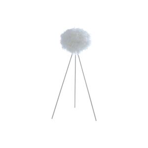 OZAIA Lampadaire trépied en plumes NUAGE - D. 54 x H. 150 cm - Blanc