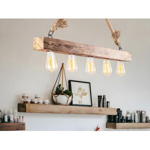 OZAIA Suspension en bois EREBOS - L. 100 x H. 53 cm - Coloris naturel