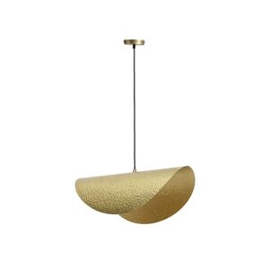 OZAIA Suspension en métal martelé - L.58 x H.24 cm - Doré - GALIAR