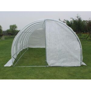 Vente unique Couverture de rechange pour serre tunnel avec porte 18 mA² L300 x l600 x H200 cm ALOCASIA