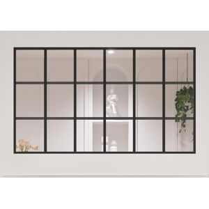 Vente-unique Verriere style orangerie en aluminium thermolaque - 180x105 cm - Noir - ORANSA