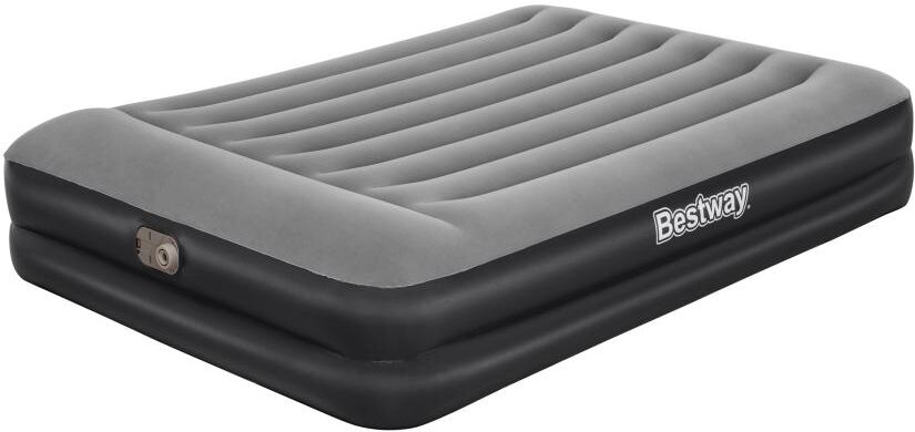 Matelas 2 places 150 x 200 cm gonflable Noir et gris ép.46cm - TAKITI de BESTWAY