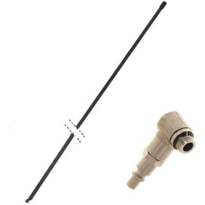Trev - Abrek - TecnoVIR Perche noire de rallonge pour peignes vibreurs - Fixe - ExtraLight 150 cm - Publicité Trev - Abrek - TecnoVIR Perche noire de rallonge pour peignes vibreurs - Fixe - ExtraLight 150 cm - Publicité