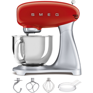 SMEG SMF02RDEU Rouge - Batteur Mélangeur Planétaire - Cuve inox de 4,8 litres