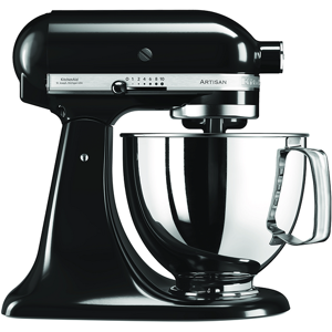 KitchenAid Artisan 5KSM125-EOB Noir Onyx - Batteur mélangeur planétaire à tête relevable