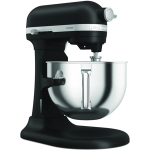 KitchenAid Artisan 5KSM60SPX-EBM Noir mat - Batteur mélangeur planétaire avec cuve amovible