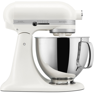 KitchenAid Artisan 5KSM125-EPL Porcelain White - Batteur mélangeur planétaire avec tête relevable