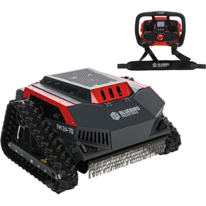 Blue Bird FM 24-70 - Robot tondeuse hybride radiocommandé - Publicité Blue Bird FM 24-70 - Robot tondeuse hybride radiocommandé - Publicité