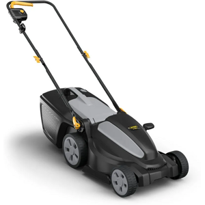 Alpina AL1 34 E - Tondeuse à gazon électrique - 1200 W - Largeur de coupe 34 cm - Publicité Alpina AL1 34 E - Tondeuse à gazon électrique - 1200 W - Largeur de coupe 34 cm - Publicité