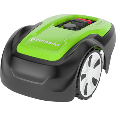 Greenworks Optimow S - Tondeuse robot compacte pour 300m² - Publicité Greenworks Optimow S - Tondeuse robot compacte pour 300m² - Publicité