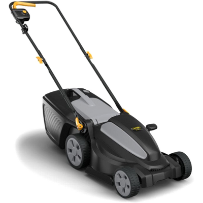Alpina AL1 38 E - Tondeuse à gazon électrique - 1400 W - Largeur de coupe 38 cm - Publicité Alpina AL1 38 E - Tondeuse à gazon électrique - 1400 W - Largeur de coupe 38 cm - Publicité