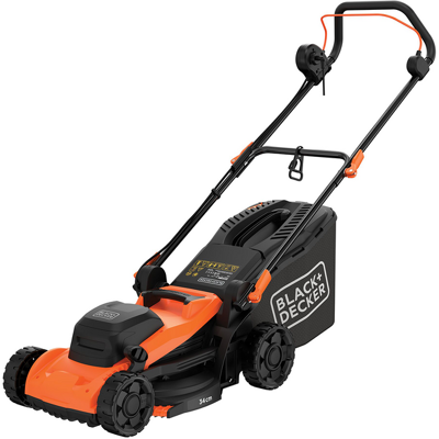 Black & Decker BEMWP340-QS - Tondeuse à gazon électrique - 1400 W - Coupe 34 cm - Publicité Black & Decker BEMWP340-QS - Tondeuse à gazon électrique - 1400 W - Coupe 34 cm - Publicité
