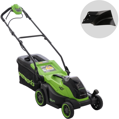 Greenworks LM3604 - Tondeuse à gazon sans fil 40 V - SANS BATTERIES NI CHARGEUR - Publicité Greenworks LM3604 - Tondeuse à gazon sans fil 40 V - SANS BATTERIES NI CHARGEUR - Publicité