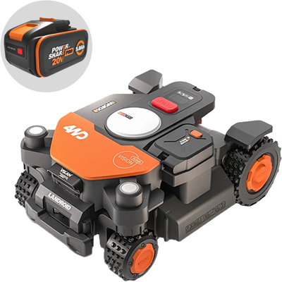 Worx Landroid Vision Cloud WR340E - Robot tondeuse 4 WD - Sans installation - Publicité Worx Landroid Vision Cloud WR340E - Robot tondeuse 4 WD - Sans installation - Publicité