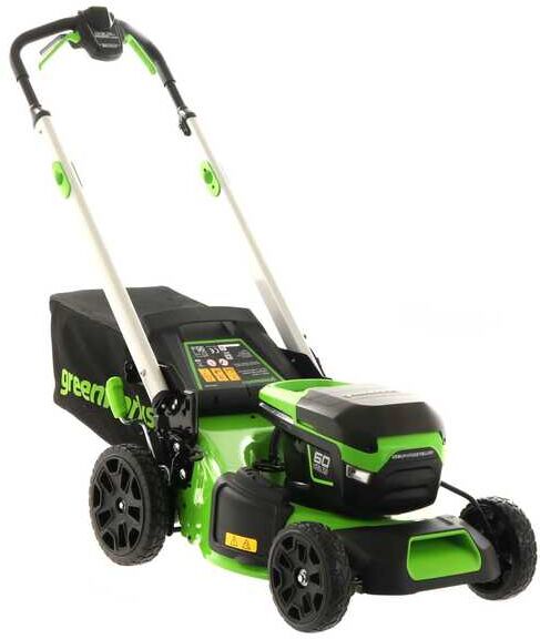 Greenworks GD60LM46SP - Tondeuse à gazon autotractée à batterie - BATTERIE ET CHARGEUR NON INCLUS