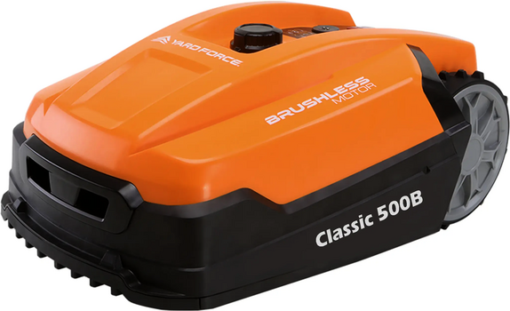 Yard Force Classic 500B - Robot tondeuse - Bluetooth intégré - Capteurs anti-collisions
