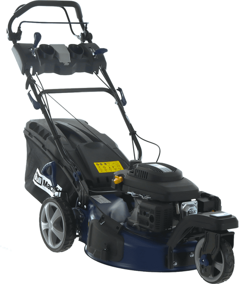 BullMach CERBERO 53 - Tondeuse à gazon thermique tractée - Coupe 53 cm - 4 en 1