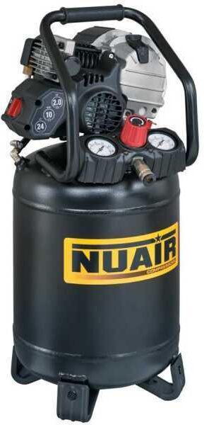 Nuair FU 227/10/24V - Compresseur d'air électrique portatif - Moteur 2 CV - 24 L