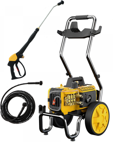 Nettoyeur haute pression électrique à eau froide DeWalt DXPW 001CE KART de 160 bars/500L/H max - avec chariot amovible