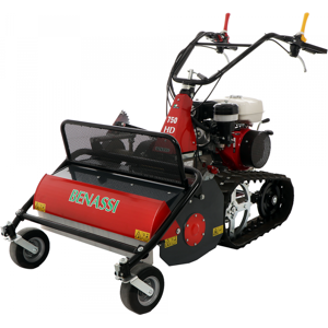 Benassi T750 SHD - Tondeuse débroussailleuse professionnelle à marteaux sur chenilles - Honda GX270