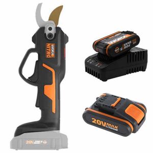 Worx PROMO AUTOMNE Sécateur de taille à batterie Worx WG330E 20V + Batterie de 20 V - 2.0 Ah extra