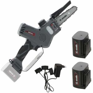 Élagueuse manuelle électrique à batterie Ausonia Nativa Saw - 3 Batteries de 24V 2.5Ah - Capacité de coupe 100mm - Publicité Élagueuse manuelle électrique à batterie Ausonia Nativa Saw - 3 Batteries de 24V 2.5Ah - Capacité de coupe 100mm - Publicité