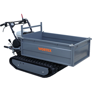 Brouette motorisée à chenilles Wortex SFH 500 - Benne extensible avec charge de 500 Kg - Publicité Brouette motorisée à chenilles Wortex SFH 500 - Benne extensible avec charge de 500 Kg - Publicité