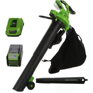 Greenworks GD40BVII - Souffleur à batterie - 40V/4Ah - Publicité Greenworks GD40BVII - Souffleur à batterie - 40V/4Ah - Publicité