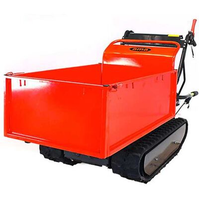 Brouette motorisée à chenilles AMA TAG500T avec benne extensible - Charge 500 kg - Publicité Brouette motorisée à chenilles AMA TAG500T avec benne extensible - Charge 500 kg - Publicité