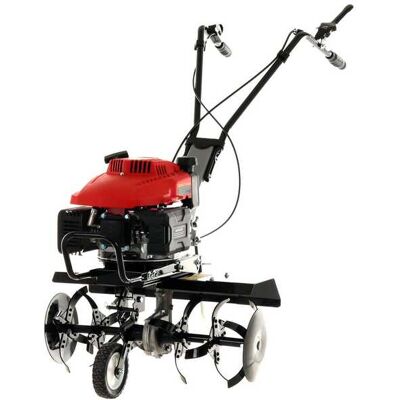 GeoTech GT 430 - Motobineuse à essence 5.5 CV - Moteur Ducar OHV de 161cc - Publicité GeoTech GT 430 - Motobineuse à essence 5.5 CV - Moteur Ducar OHV de 161cc - Publicité
