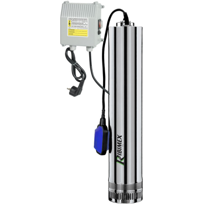 Ribimex PRPVC1102/65F - Pompe immergée pour puits - 1100 W - Eaux claires - Publicité Ribimex PRPVC1102/65F - Pompe immergée pour puits - 1100 W - Eaux claires - Publicité