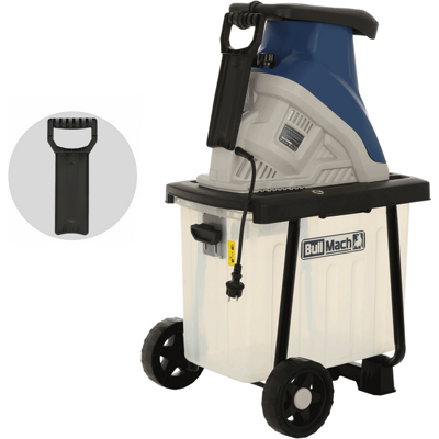 BullMach Tersic 40 L - Broyeur de branches électrique - Avec bac de ramassage - Publicité BullMach Tersic 40 L - Broyeur de branches électrique - Avec bac de ramassage - Publicité