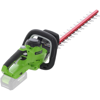 Greenworks G48HT - Taille-haie électrique à batterie - Lame de 51 cm - SANS BATTERIE NI CHARGEUR - Publicité Greenworks G48HT - Taille-haie électrique à batterie - Lame de 51 cm - SANS BATTERIE NI CHARGEUR - Publicité