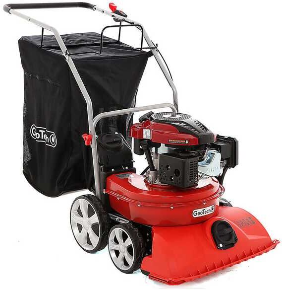 GeoTech LV 450 - Aspirateur à feuilles thermique à roues - Loncin 159 cc