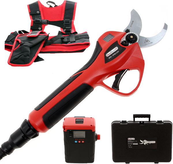 GeoTech-Pro Sécateur électrique de taille GeoTech Pro ESP 460-2 EVO - Batterie de 43.2V et 4Ah