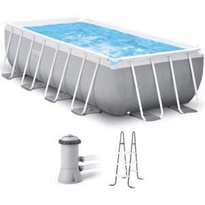 Intex Piscine hors-sol Intex Prisma Frame 26788NP + Épurateur et Échelle