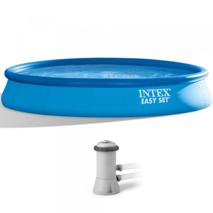 Piscine gonflable Intex Easy Set 28158NP + Épurateur à cartouche