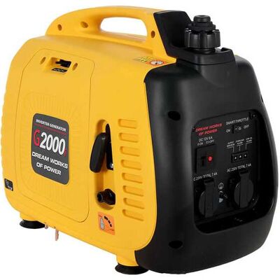 AMA G2000i - Groupe électrogène inverter 1.9 KW monophasé silencieux - moteur essence - Publicité AMA G2000i - Groupe électrogène inverter 1.9 KW monophasé silencieux - moteur essence - Publicité