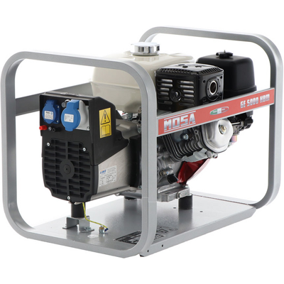 MOSA GE 5000 HBM - Groupe électrogène à essence 4.5 kW - Continu 3.6 kW Monophasé - Publicité MOSA GE 5000 HBM - Groupe électrogène à essence 4.5 kW - Continu 3.6 kW Monophasé - Publicité