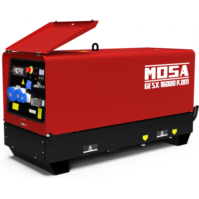 MOSA GE SX 16000 KDM - Groupe électrogène insonorisé 14.4 kW - Continu 13.2 kW Monophasé - Moteur Kohler KDW1003 - Publicité MOSA GE SX 16000 KDM - Groupe électrogène insonorisé 14.4 kW - Continu 13.2 kW Monophasé - Moteur Kohler KDW1003 - Publicité