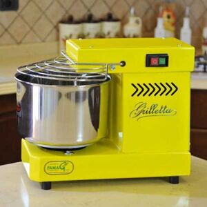 Pétrin électrique à spirale - Famag Grilletta IM 5 Color - Jaune 5 kg - 8 L - Publicité Pétrin électrique à spirale - Famag Grilletta IM 5 Color - Jaune 5 kg - 8 L - Publicité