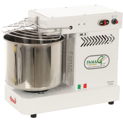 Pétrin à spirale Famag IM 8 - Capacité 8 kg - 10 vitesses - Italie - Publicité Pétrin à spirale Famag IM 8 - Capacité 8 kg - 10 vitesses - Italie - Publicité