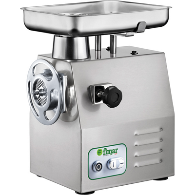 FIMAR 22RG - Hachoir à viande électrique - 400 V - 1,5 CV - Groupe de hachage en aluminium - Avec inverseur de marche - Publicité FIMAR 22RG - Hachoir à viande électrique - 400 V - 1,5 CV - Groupe de hachage en aluminium - Avec inverseur de marche - Publicité