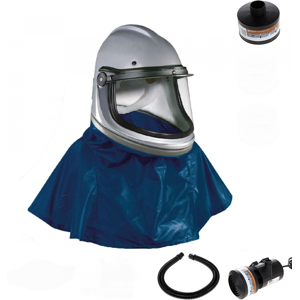 Spring Protezione Agrofilter Standard - Casque ventilé - Avec visière ouvrable