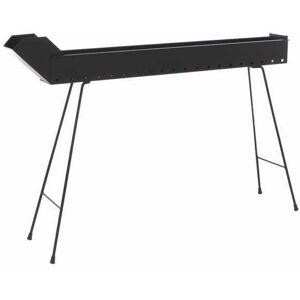 Cruccolini Barbecue spécial brochettes à charbon Fer Forgé 100 cm BA15 - Surface de cuisson 100 x 11 cm