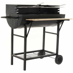 Royal Food Barbecue à charbon CB 300 X - Grilles en acier INOX - Surface de cuisson 2886 cm2