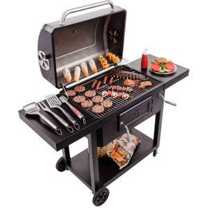 Char-Broil Barbecue au charbon en acier émaillé Char-Broil Charcoal 3500 - Grille de 72x48cm