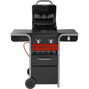 Char-Broil Barbecue hybride gaz-charbon Char-Broil Gas2Coal 2.0 2B - Zone de cuisson 43x44 cm