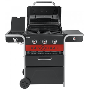 Char-Broil Barbecue Hybride gaz-charbon Char-Broil Gas2Coal 2.0 3B - Zone de cuisson 62x43 cm